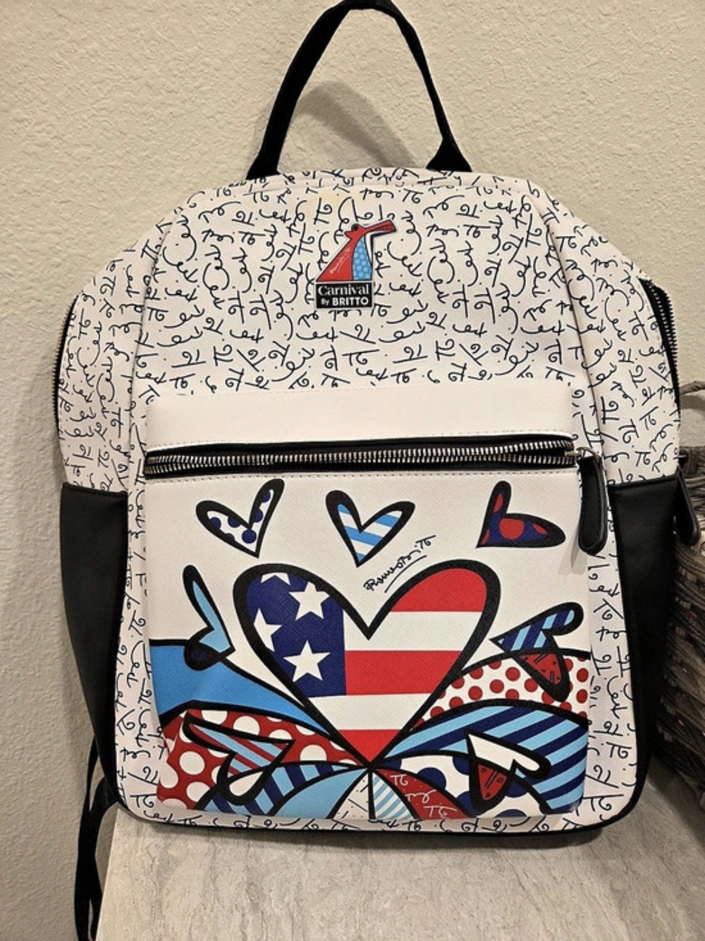 Carnival Britto Print Backpack
